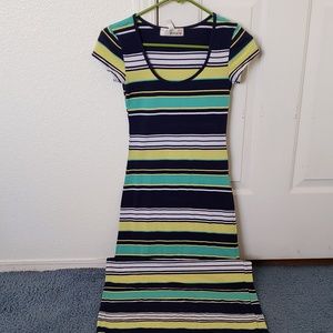 Multi color long dress